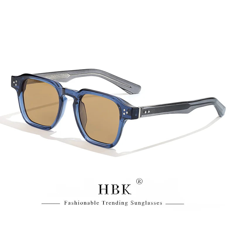 Óculos de Sol Quadrados Vintage com Lentes Degradê