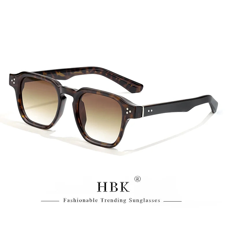 Óculos de Sol Quadrados Vintage com Lentes Degradê