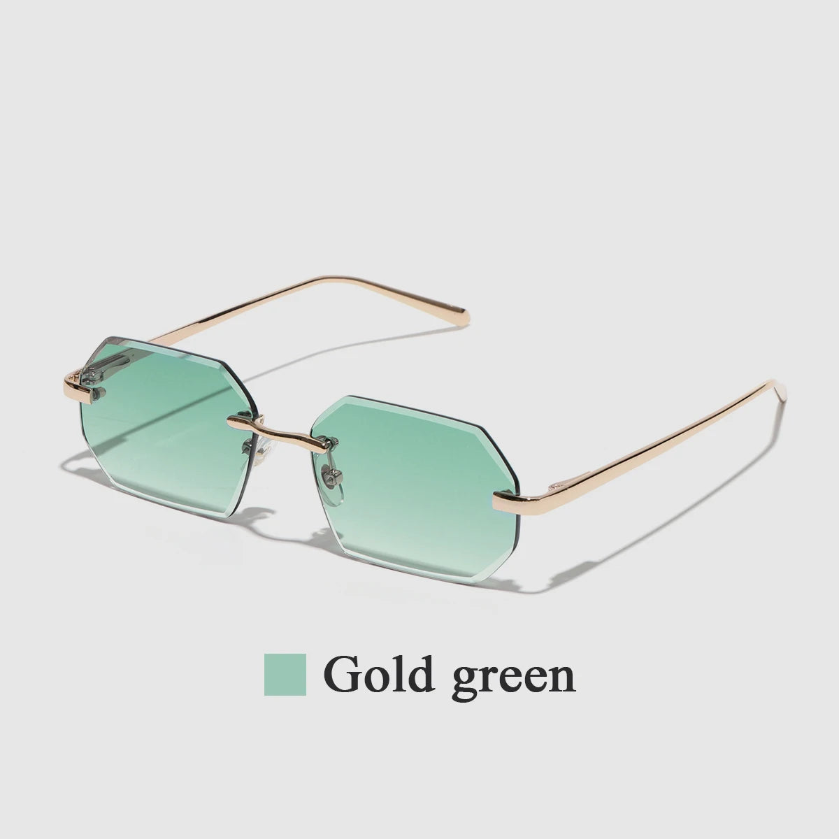 Óculos de Sol Sem Aro com Lentes Diamante