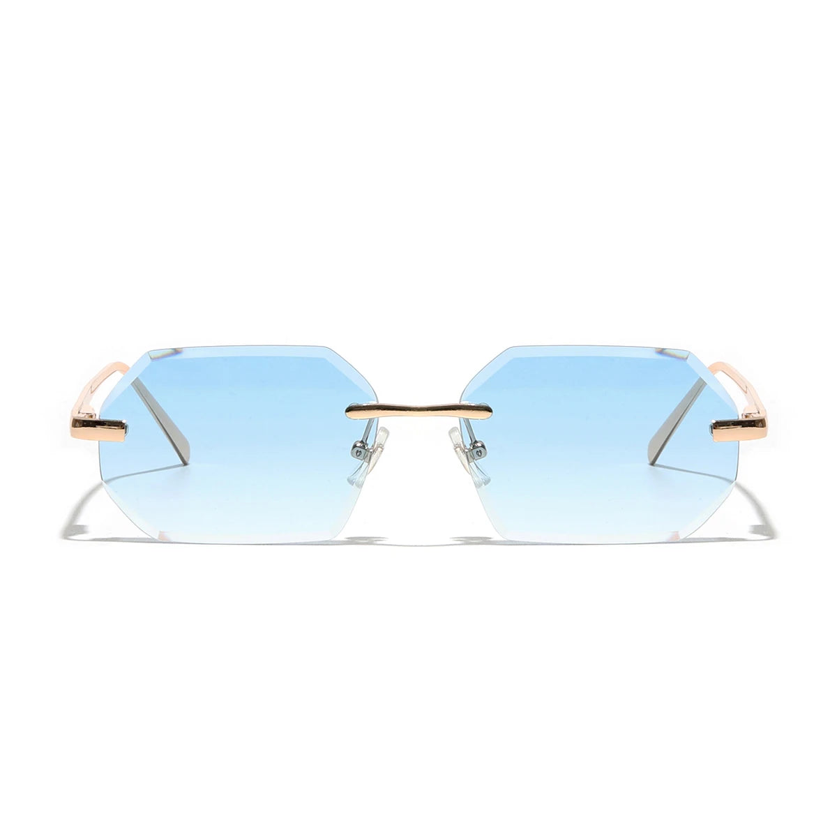Óculos de Sol Sem Aro com Lentes Diamante