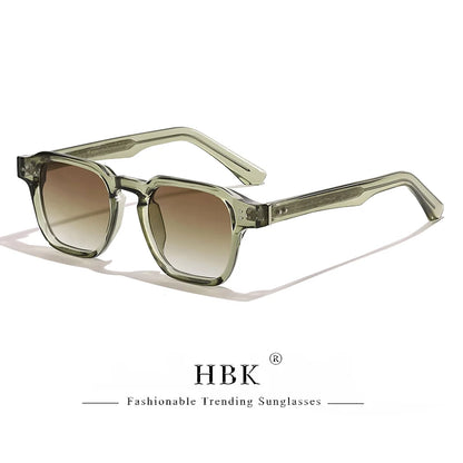 Óculos de Sol Quadrados Vintage com Lentes Degradê