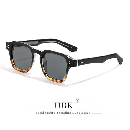Óculos de Sol Quadrados Vintage com Lentes Degradê