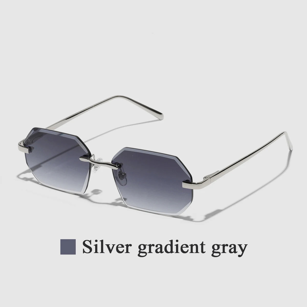 Óculos de Sol Sem Aro com Lentes Diamante