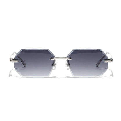 Óculos de Sol Sem Aro com Lentes Diamante