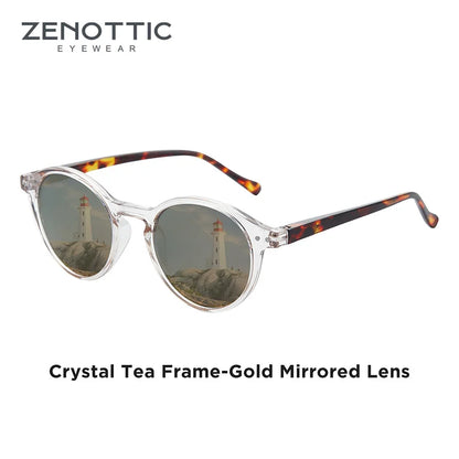 Óculos de Sol Redondos Vintage Polarizados (Tamanho S)