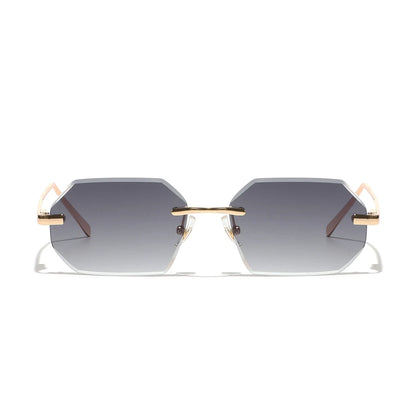 Óculos de Sol Sem Aro com Lentes Diamante