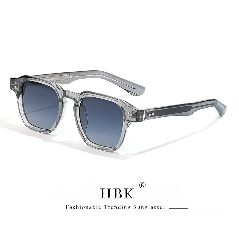 Óculos de Sol Quadrados Vintage com Lentes Degradê