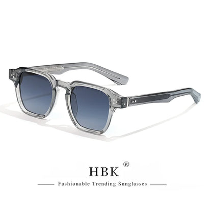 Óculos de Sol Quadrados Vintage com Lentes Degradê